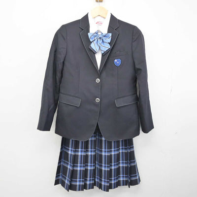 【中古】北海道 屯田中央中学校 女子制服 5点 (ブレザー・シャツ・スカート) sf052695