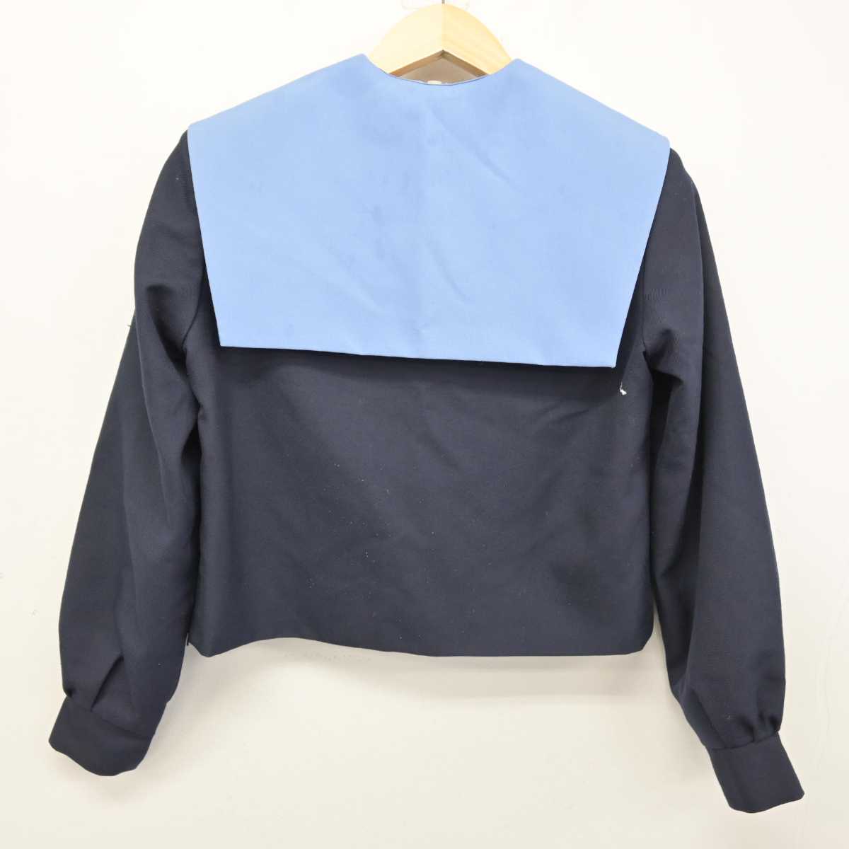 【中古】大阪府 宮山台中学校 女子制服 3点 (セーラー服・スカート) sf052699