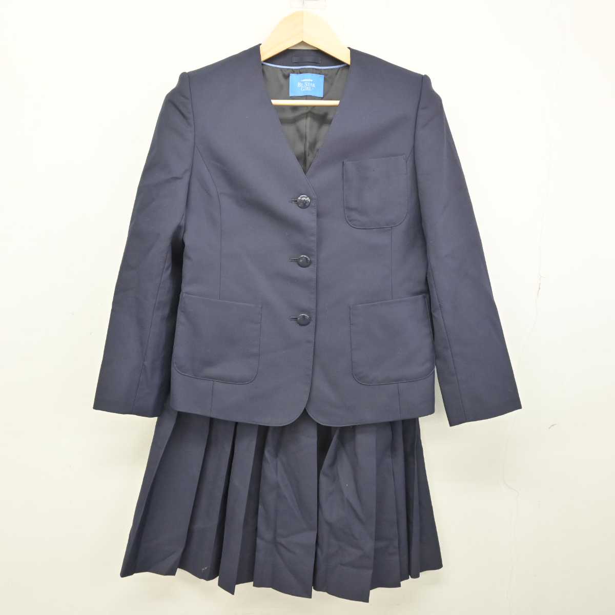 【中古】岐阜県 東長良中学校 女子制服 3点 (ブレザー・スカート・スカート) sf052703