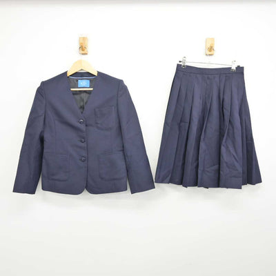 【中古】岐阜県 東長良中学校 女子制服 3点 (ブレザー・スカート・スカート) sf052703