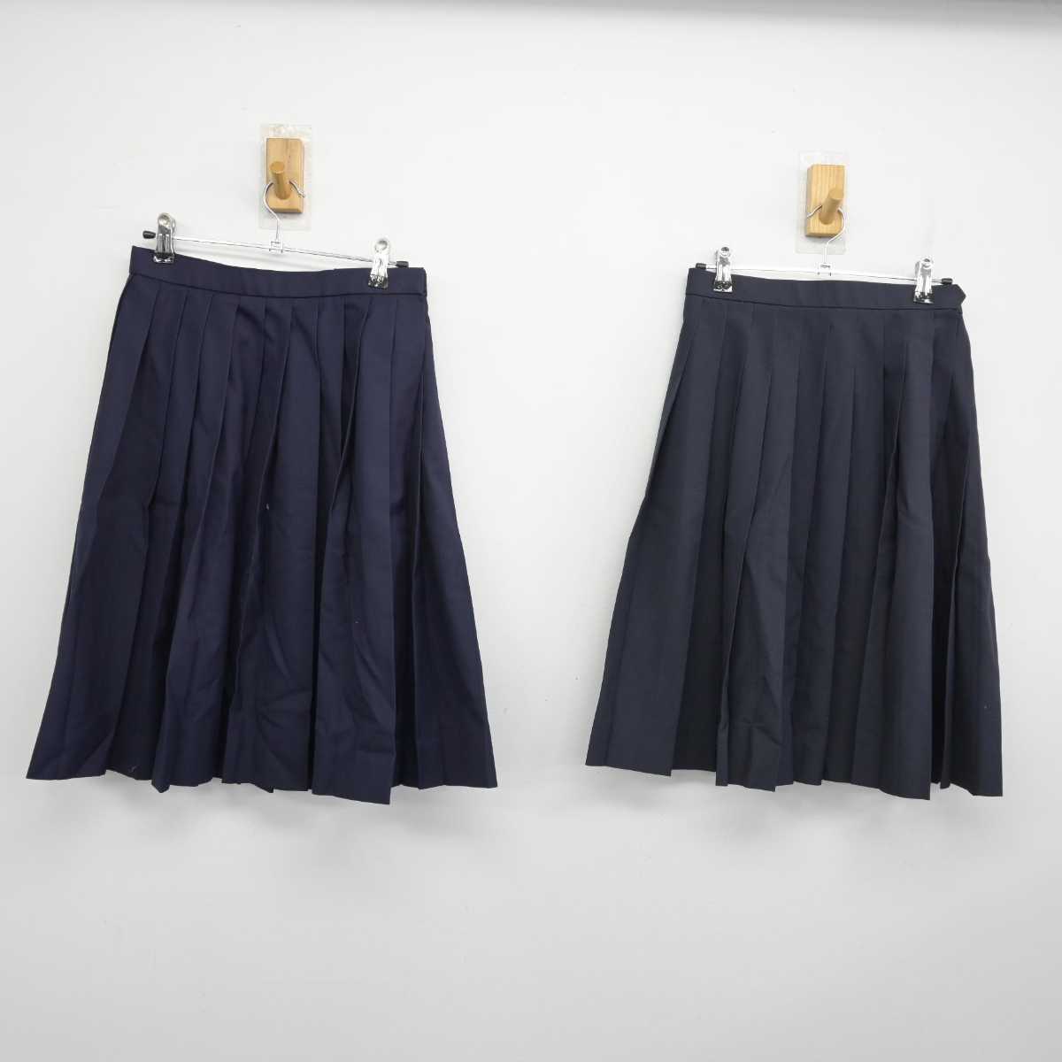 【中古】岐阜県 東長良中学校 女子制服 3点 (ブレザー・スカート・スカート) sf052703