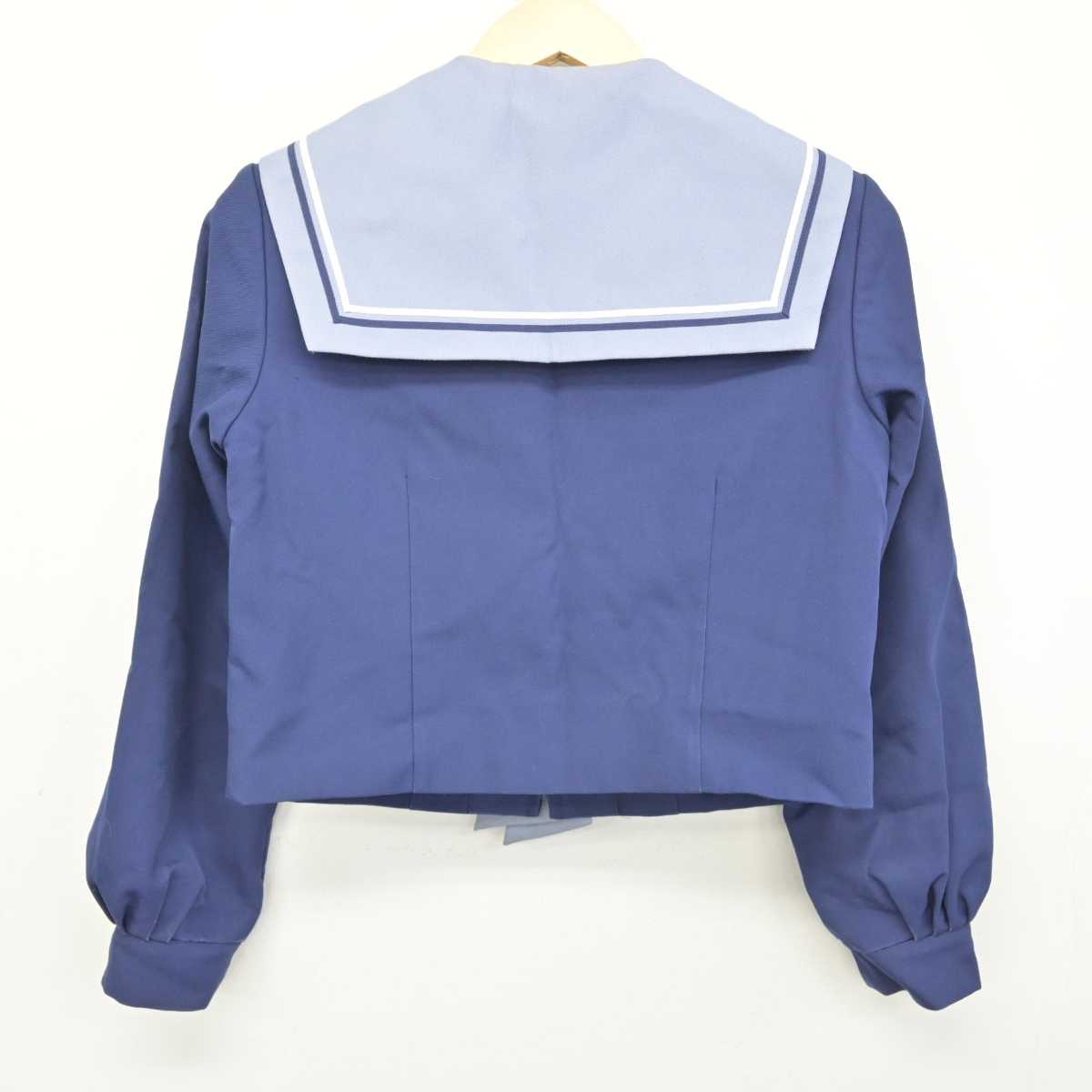 【中古】千葉県 富里南中学校 女子制服 2点 (セーラー服・スカート) sf052721