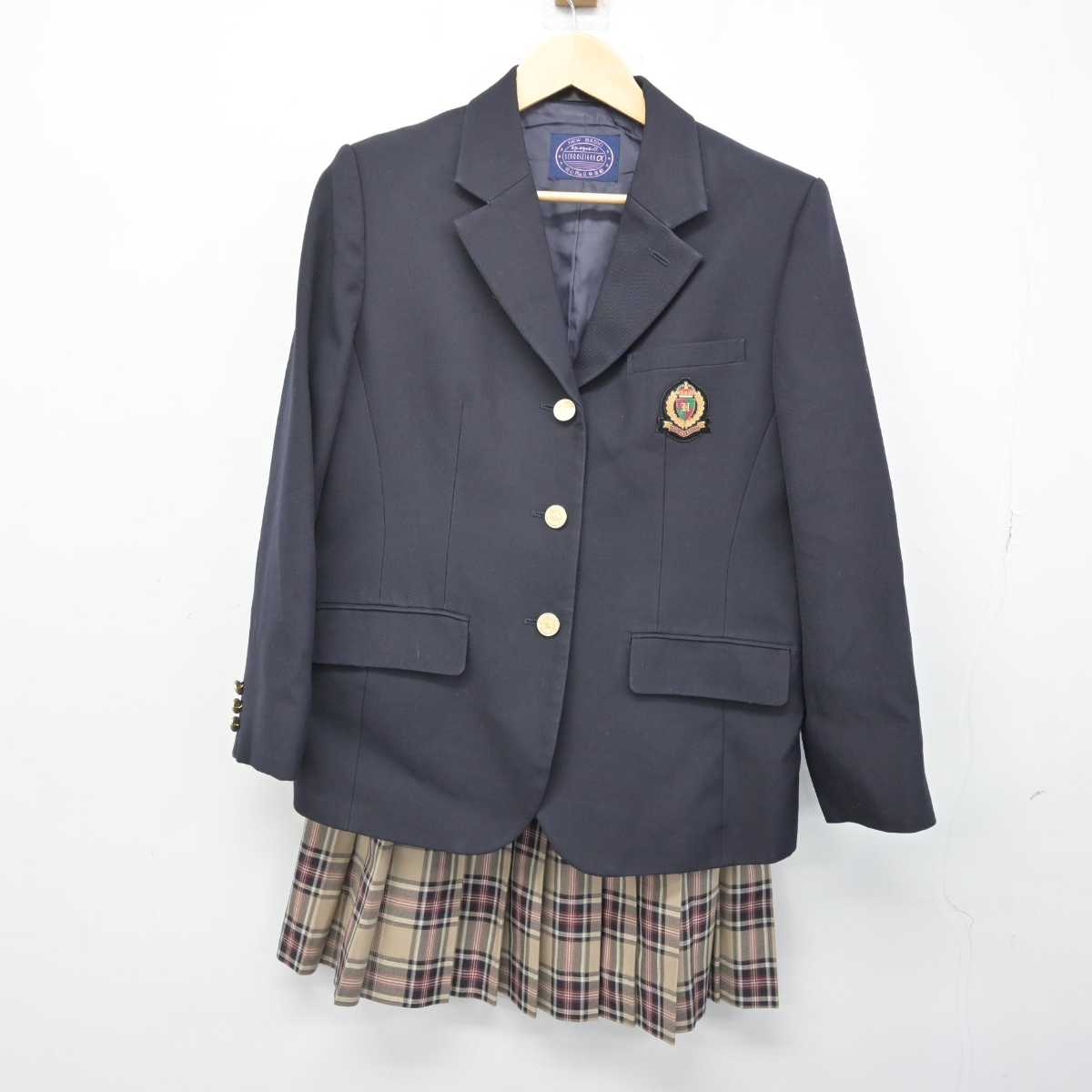 【中古】静岡県 飛龍高等学校 女子制服 3点 (ブレザー・スカート) sf052723