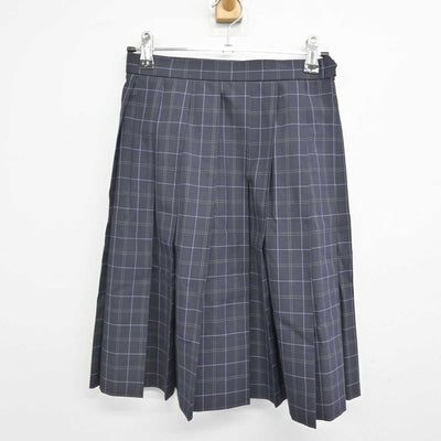 【中古】千葉県 日出学園高等学校 女子制服 3点 (ニットベスト・シャツ・スカート) sf052735