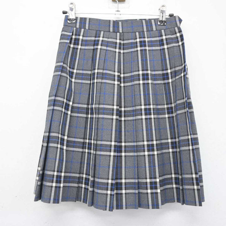 中古】千葉県 西武台千葉高等学校 女子制服 3点 (ニットベスト・シャツ 