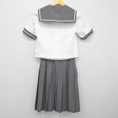 【中古】千葉県 西武台千葉中学校 女子制服 3点 (セーラー服・スカート) sf052744