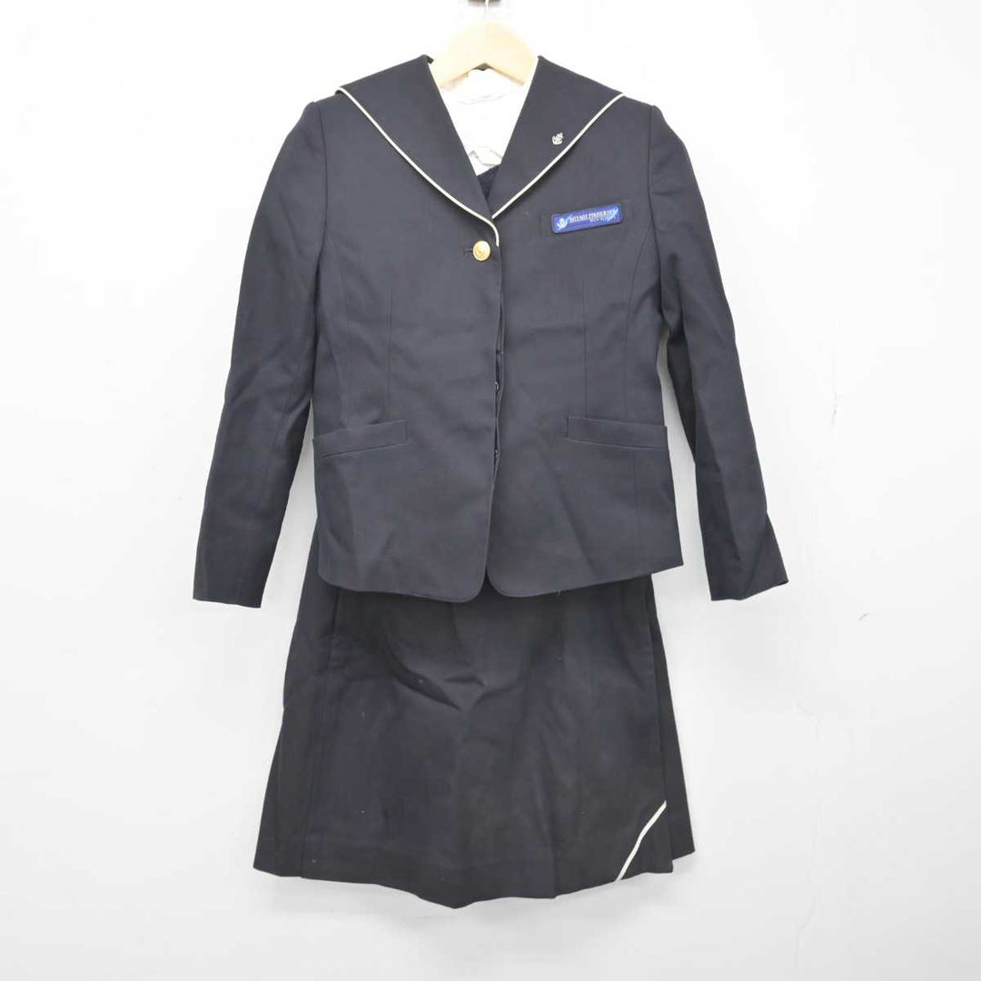 中古】宮城県 水産高等学校 女子制服 4点 (ブレザー・ニット・シャツ・スカート) sf052750 | 中古制服通販パレイド