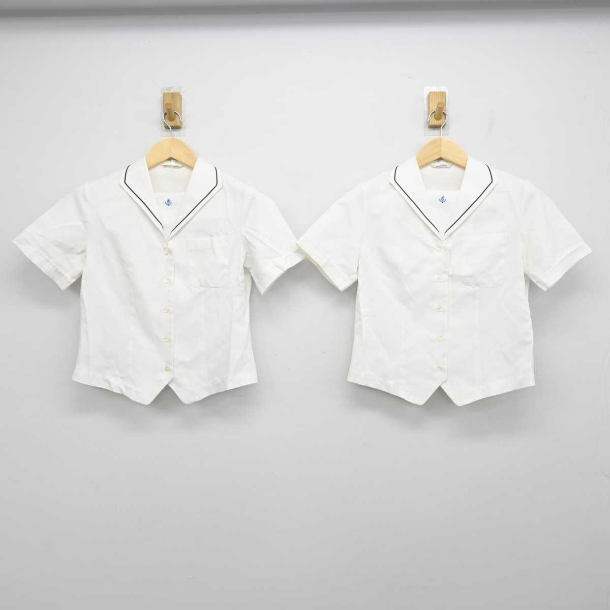 【中古】宮城県 水産高等学校 女子制服 2点 (シャツ) sf052754