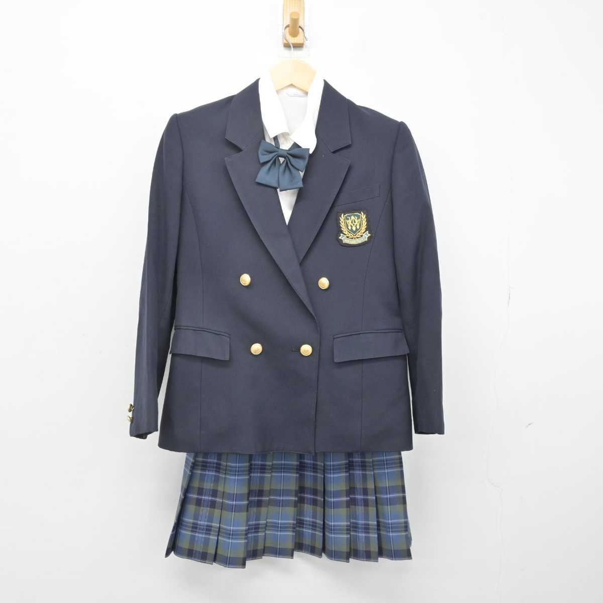 【中古】千葉県 若松高等学校 女子制服 4点 (ブレザー・シャツ・スカート) sf052780