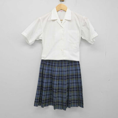 【中古】千葉県 若松高等学校 女子制服 2点 (シャツ・スカート) sf052783