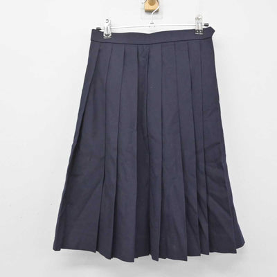 【中古】神奈川県 横浜女学院高等学校 女子制服 3点 (ニット・シャツ・スカート) sf052788