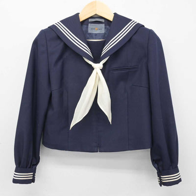 【中古】埼玉県 安行中学校 女子制服 4点 (セーラー服・スカート) sf052791