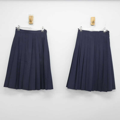 【中古】埼玉県 安行中学校 女子制服 4点 (セーラー服・スカート) sf052791