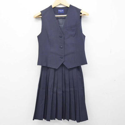 【中古】埼玉県 浦和商業高等学校 女子制服 2点 (ベスト・スカート) sf052798