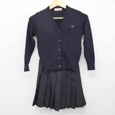 【中古】奈良県 奈良学園小学校 女子制服 2点 (ニット・スカート) sf052804