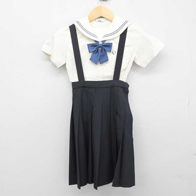 【中古】奈良県 奈良学園小学校 女子制服 4点 (セーラー服・スカート) sf052806