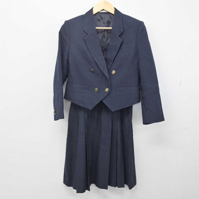 【中古】京都府 京都橘高等学校 女子制服 2点 (ブレザー・スカート) sf052821