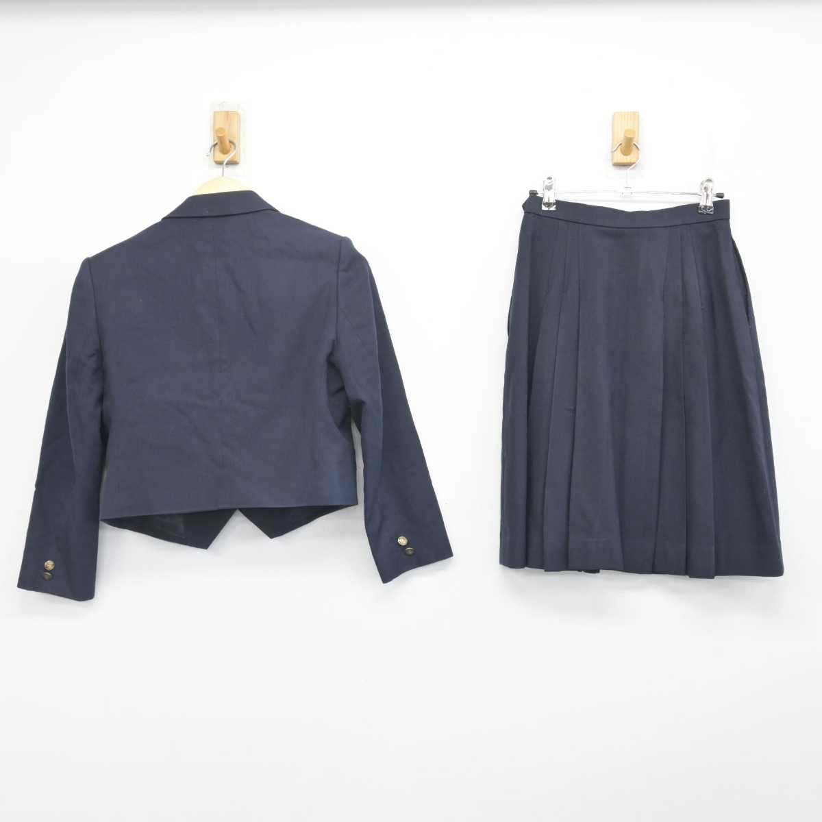 【中古】京都府 京都橘高等学校 女子制服 2点 (ブレザー・スカート) sf052821