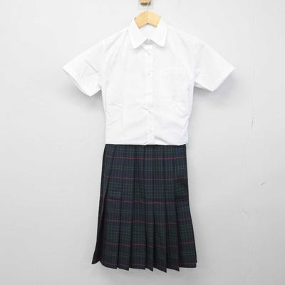 【中古】千葉県 千葉日本大学第一高等学校 女子制服 2点 (シャツ・スカート) sf052826