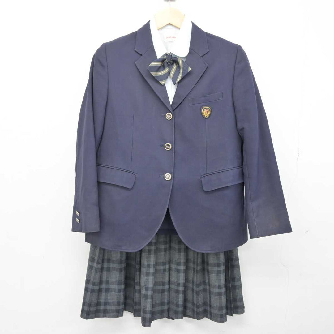 【中古】愛媛県 東温高等学校 女子制服 5点 (ブレザー・ニット・シャツ・スカート) sf052836 | 中古制服通販パレイド