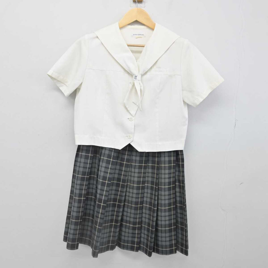 中古】愛媛県 東温高等学校 女子制服 3点 (セーラー服・スカート) sf052837 | 中古制服通販パレイド