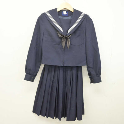 【中古】岐阜県 陶都中学校 女子制服 3点 (セーラー服・スカート) sf052843