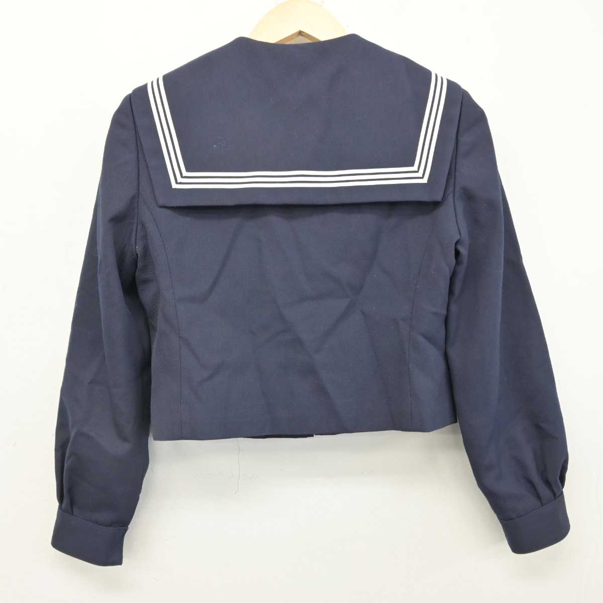 【中古】岐阜県 陶都中学校 女子制服 3点 (セーラー服・スカート) sf052843