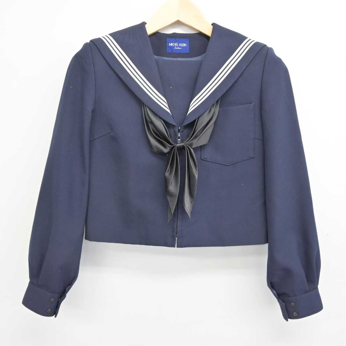 【中古】岐阜県 陶都中学校 女子制服 3点 (セーラー服) sf052844