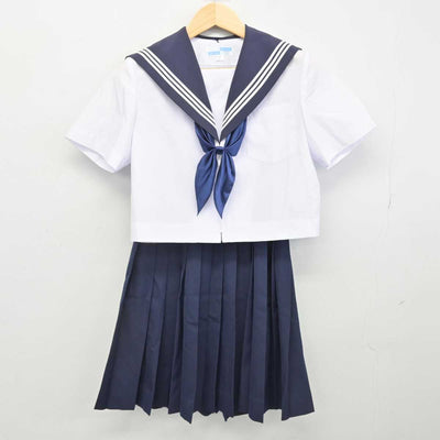 【中古】岐阜県 陶都中学校 女子制服 3点 (セーラー服・スカート) sf052845