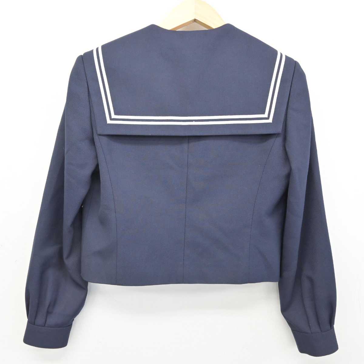 【中古】愛知県 稲沢市立大里中学校 女子制服 2点 (セーラー服・スカート) sf052850