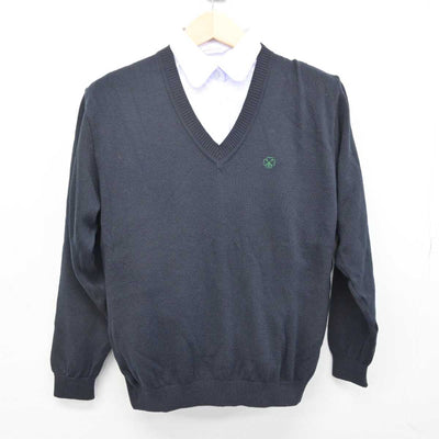 【中古】北海道 札幌第一高等学校 女子制服 3点 (ニット・シャツ) sf052854