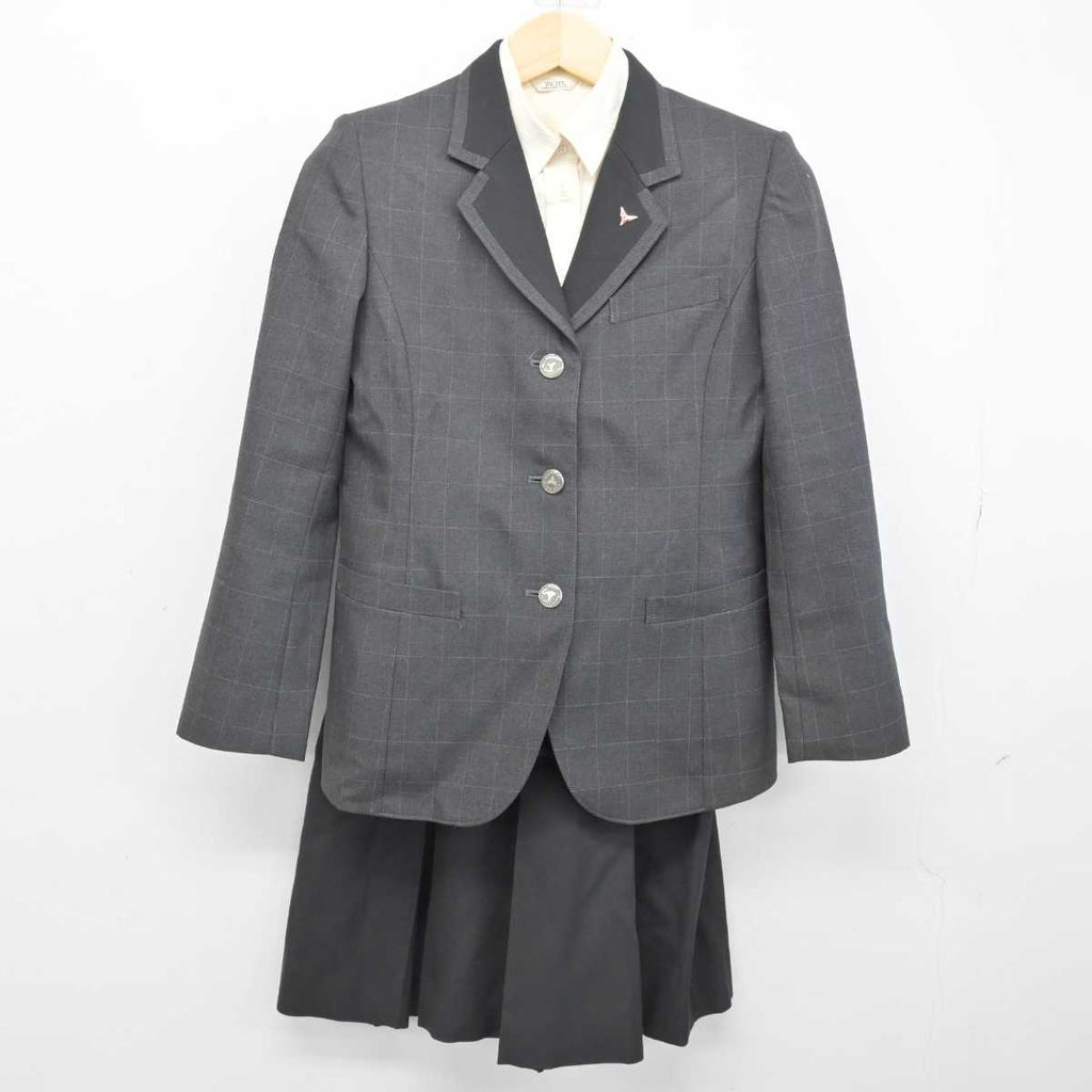 【中古】京都府 山城高等学校 女子制服 5点 (ブレザー・ニット・シャツ・スカート) sf052859 | 中古制服通販パレイド