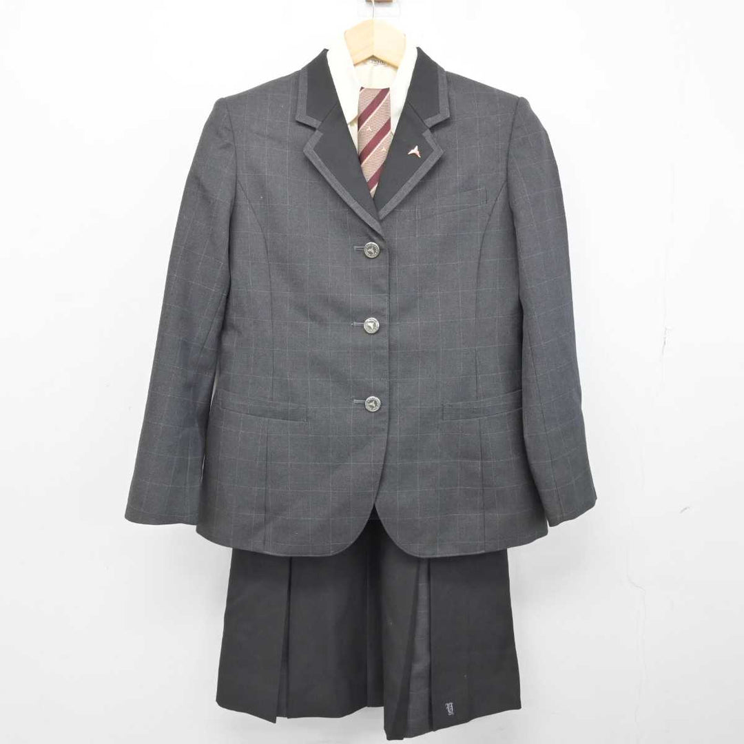 【中古】京都府 山城高等学校 女子制服 7点 (ブレザー・ニット・シャツ・スカート) sf052862 | 中古制服通販パレイド