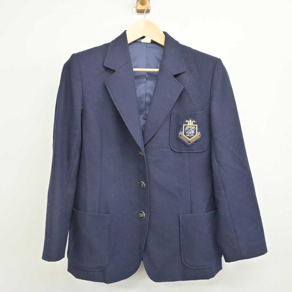 【中古】大阪府 大阪女学院高等学校 女子制服 2点 (ブレザー・ジャンパースカート) sf052874