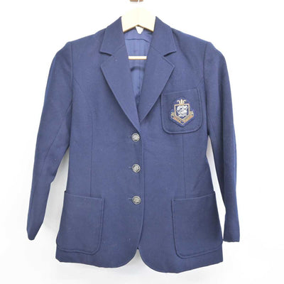 【中古】大阪府 大阪女学院高等学校 女子制服 2点 (ブレザー・ニット) sf052875