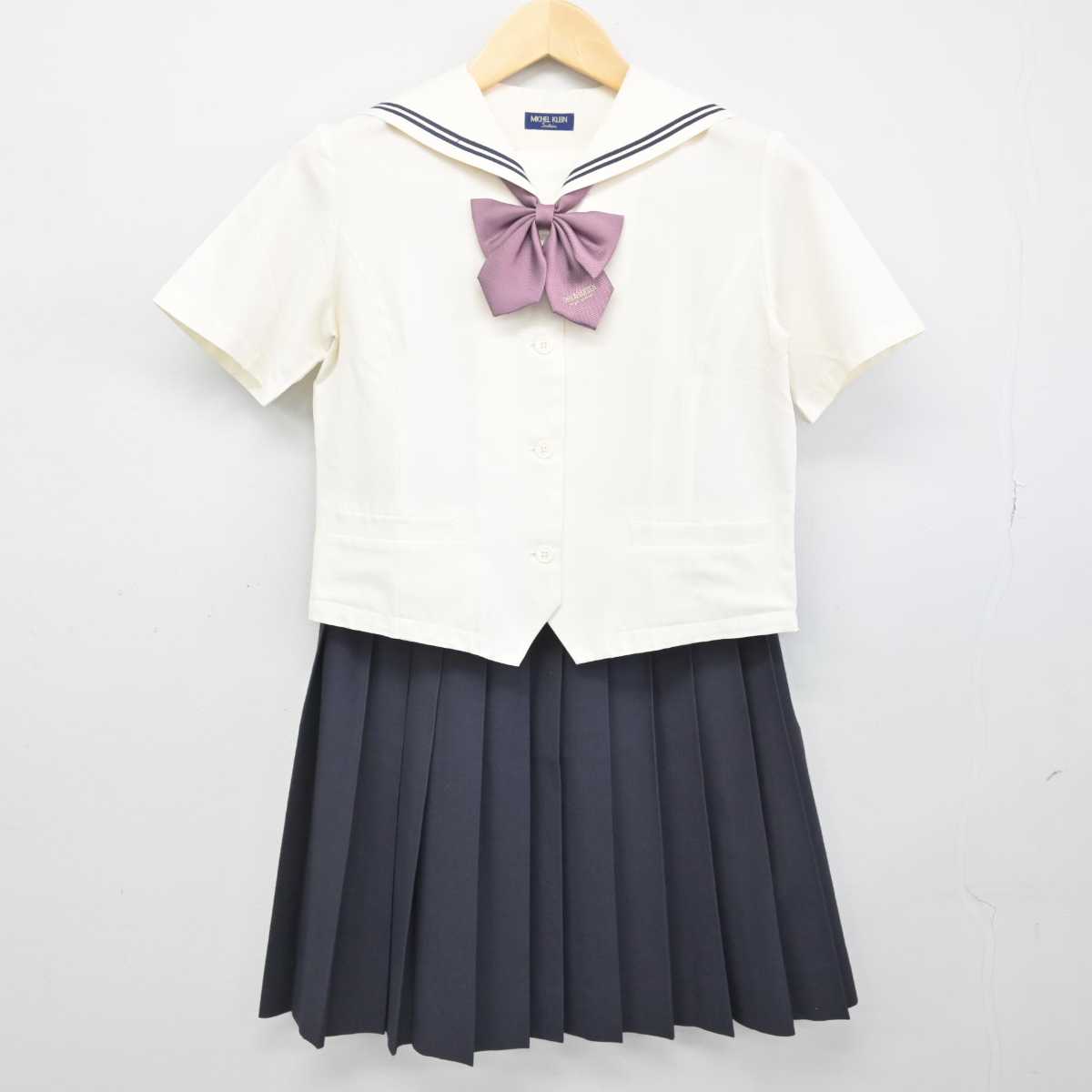 【中古】愛知県 桜花学園高等学校 女子制服 3点 (セーラー服・スカート) sf052879