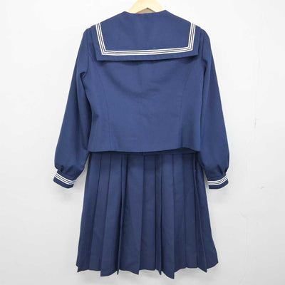 【中古】静岡県 与信中学校 女子制服 3点 (セーラー服・スカート) sf052880