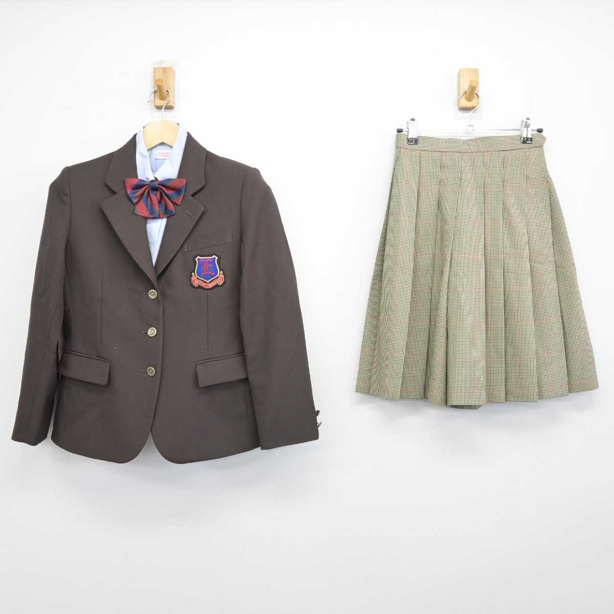 【中古】高知県 高知東高等学校 女子制服 4点 (ブレザー・シャツ・スカート) sf052884