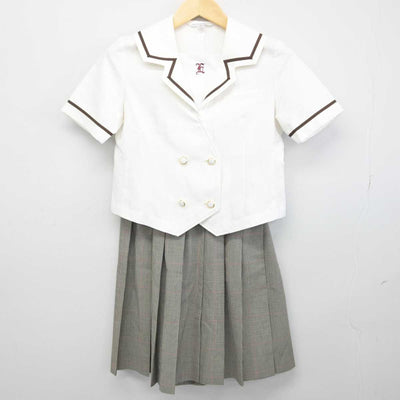 【中古】高知県 高知東高等学校 女子制服 2点 (セーラー服・スカート) sf052885