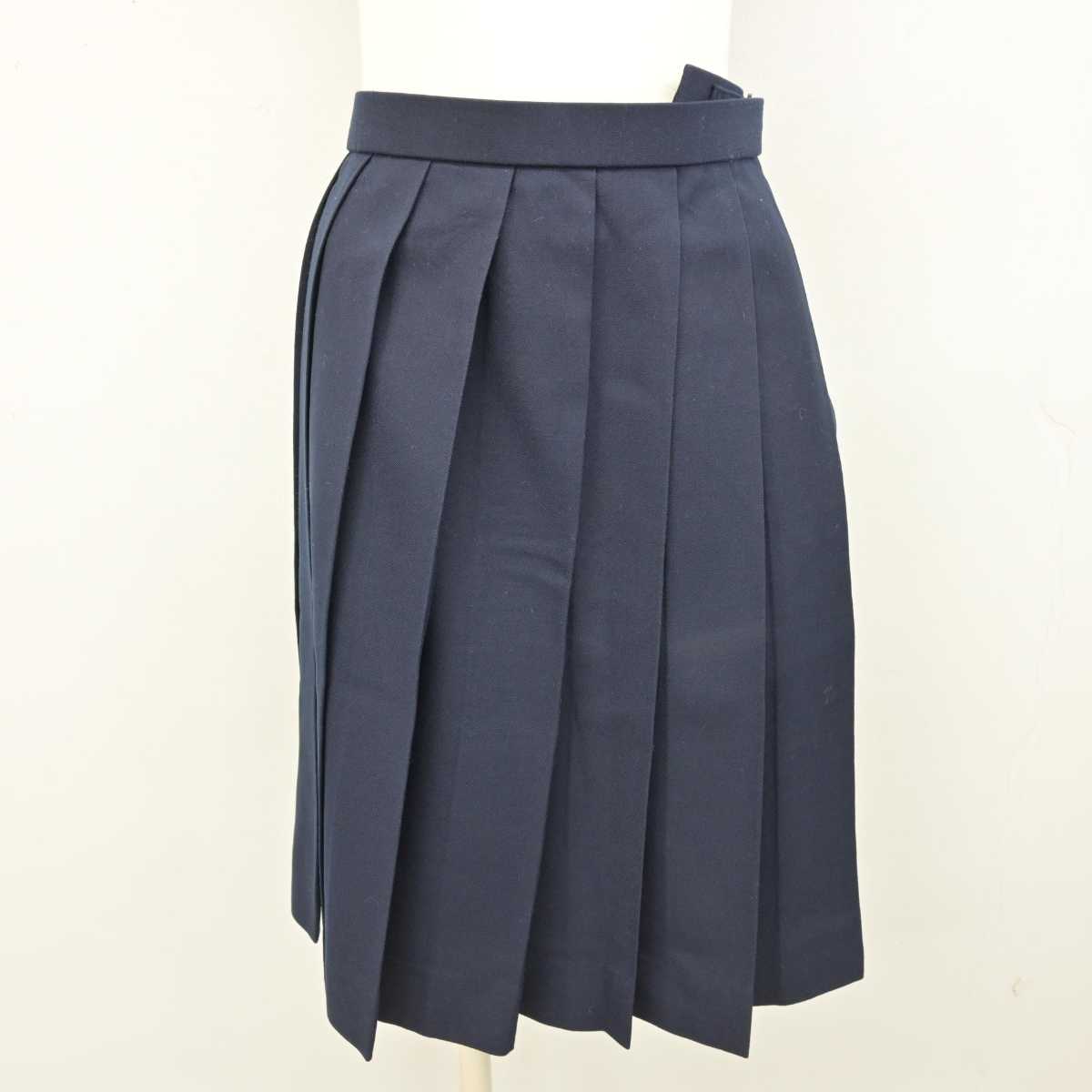 【中古】岡山県 就実高等学校 女子制服 4点 (ブレザー・ベスト・セーラー服・スカート) sf052890