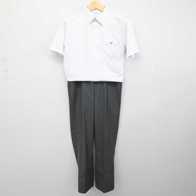 【中古】宮崎県 本庄高等学校 男子制服 3点 (シャツ・ズボン) sf052901