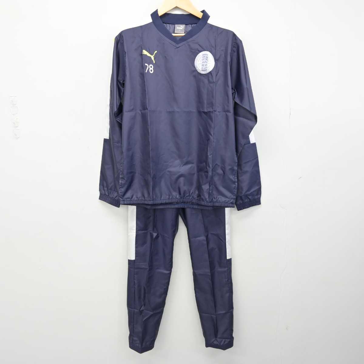 【中古】宮崎県 本庄高等学校/サッカー部 男子制服 2点 (ジャージ 上・ジャージ 下) sf052907