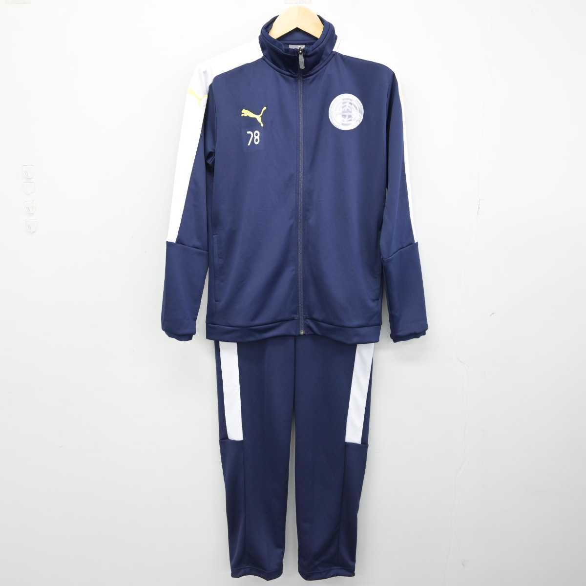 【中古】宮崎県 本庄高等学校/サッカー部 男子制服 2点 (ジャージ 上・ジャージ 下) sf052908