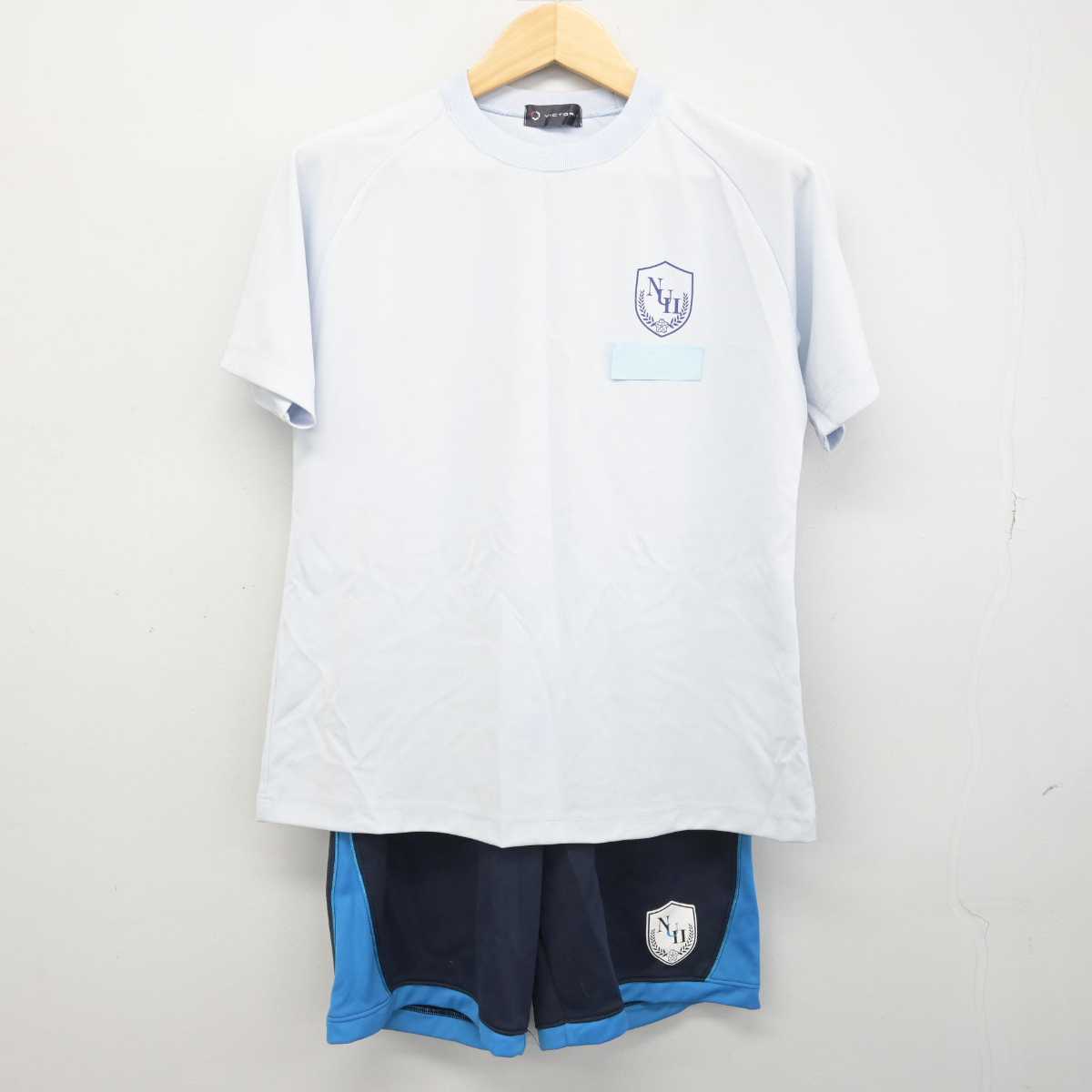 【中古】東京都 日本大学第二高等学校 女子制服 2点 (体操服 上・体操服 下) sf052913