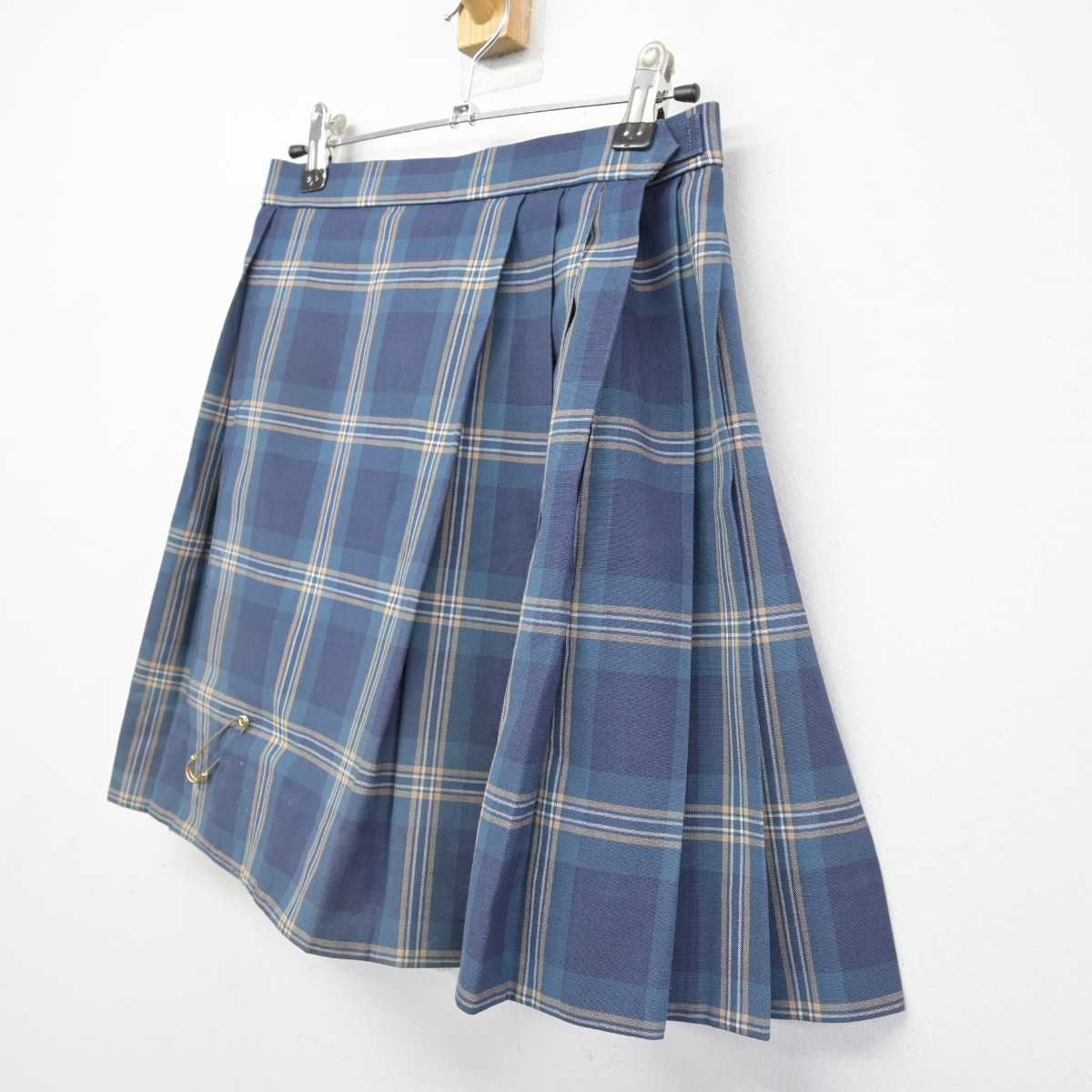 【中古】神奈川県 横浜清陵高等学校 女子制服 1点 (スカート) sf052916