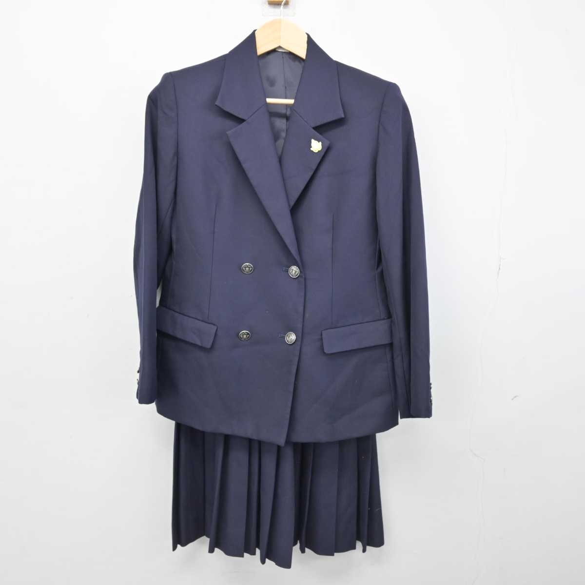 【中古】佐賀県 佐賀北高等学校 女子制服 3点 (ブレザー・ベスト・スカート) sf052930