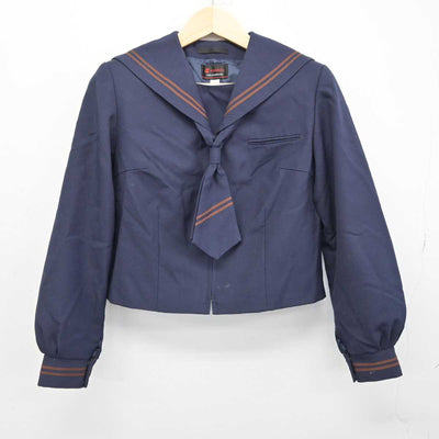 【中古】千葉県 河原塚中学校 女子制服 3点 (セーラー服・スカート) sf052938