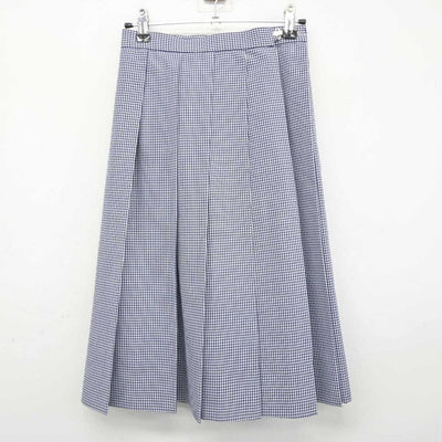 【中古】佐賀県 佐賀清和中学校 女子制服 3点 (シャツ・ベスト・スカート) sf052959