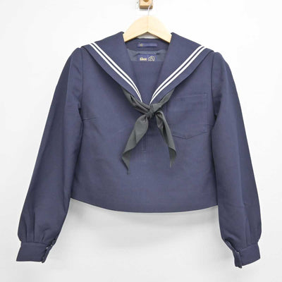 【中古】愛知県 鶴城中学校 女子制服 3点 (セーラー服・スカート) sf052970