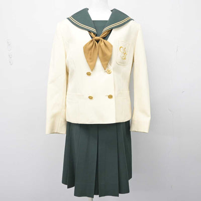 【中古】福島県 須賀川桐陽高等学校 女子制服 4点 (ブレザー・セーラー服・スカート) sf052972